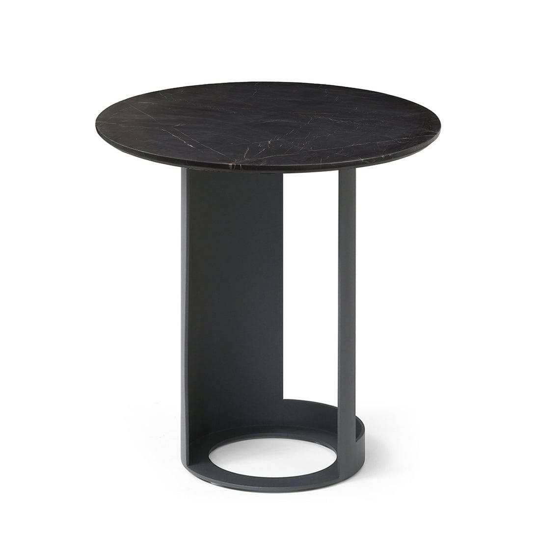 Alban Side Table - Black Marble.