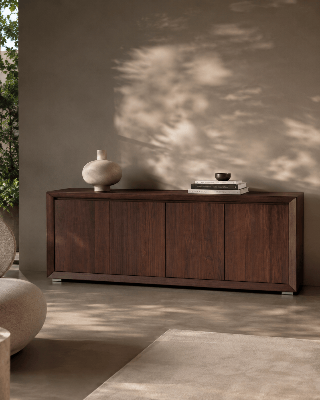Tommy Franks Living Alida Buffet - Walnut House of Isabella UK