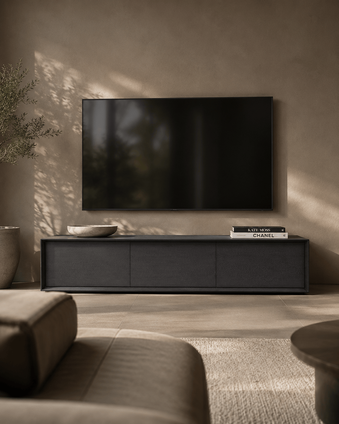 Tommy Franks Living Alida TV Unit - Smoke Oak House of Isabella UK