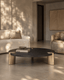 Tommy Franks Living Amara Coffee Table - Large - Smoke Oak House of Isabella UK