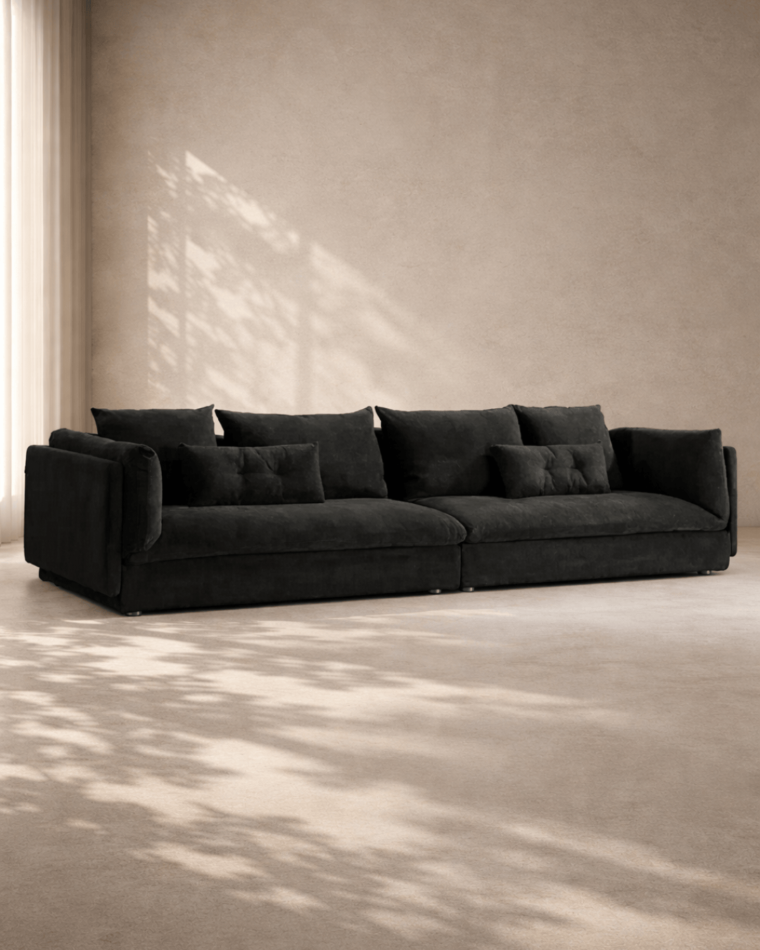 Tommy Franks Living Axis 4-Seater Sofa - Dark Grey House of Isabella UK