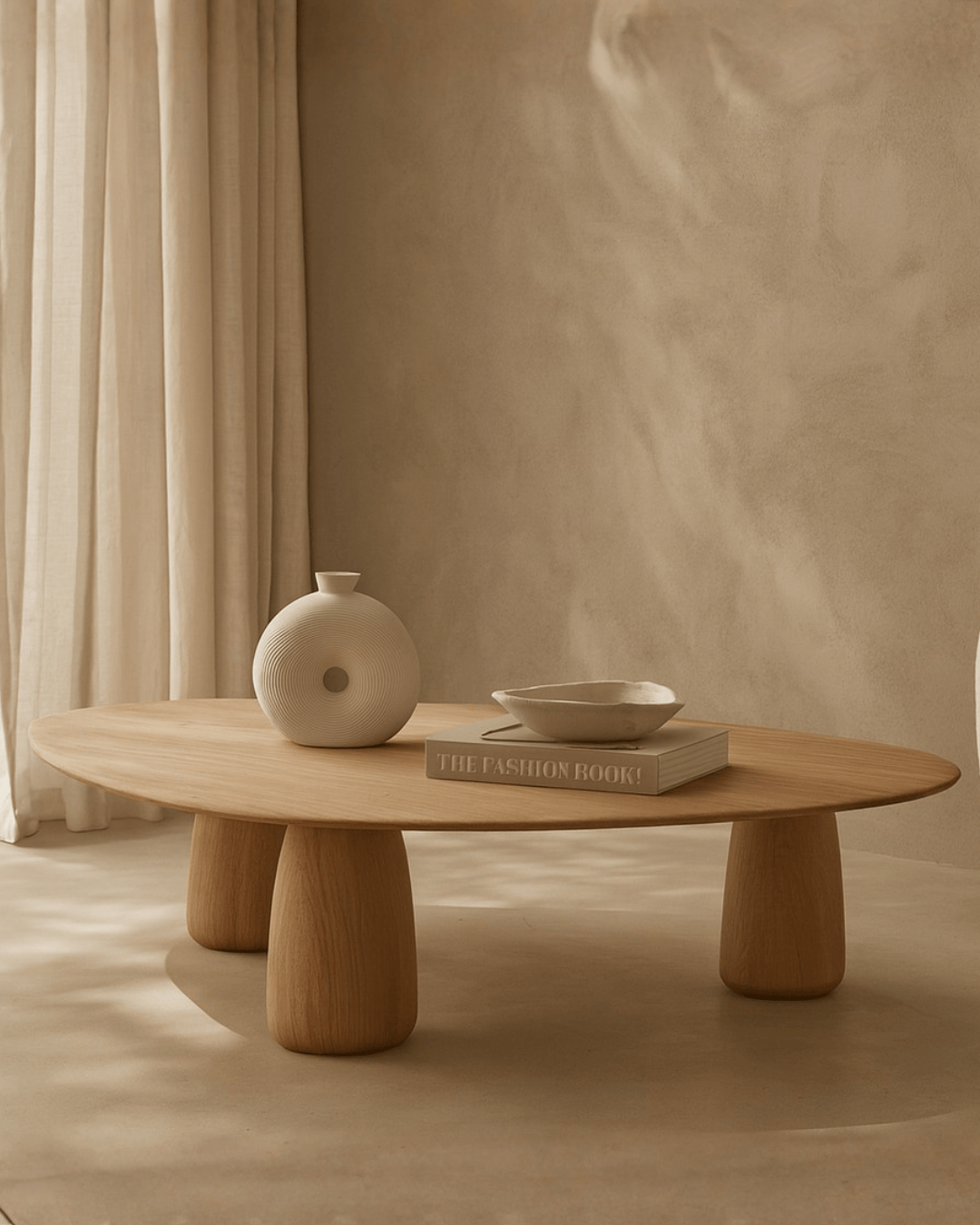 Tommy Franks Living Basilca Coffee Table - Ash Oak House of Isabella UK