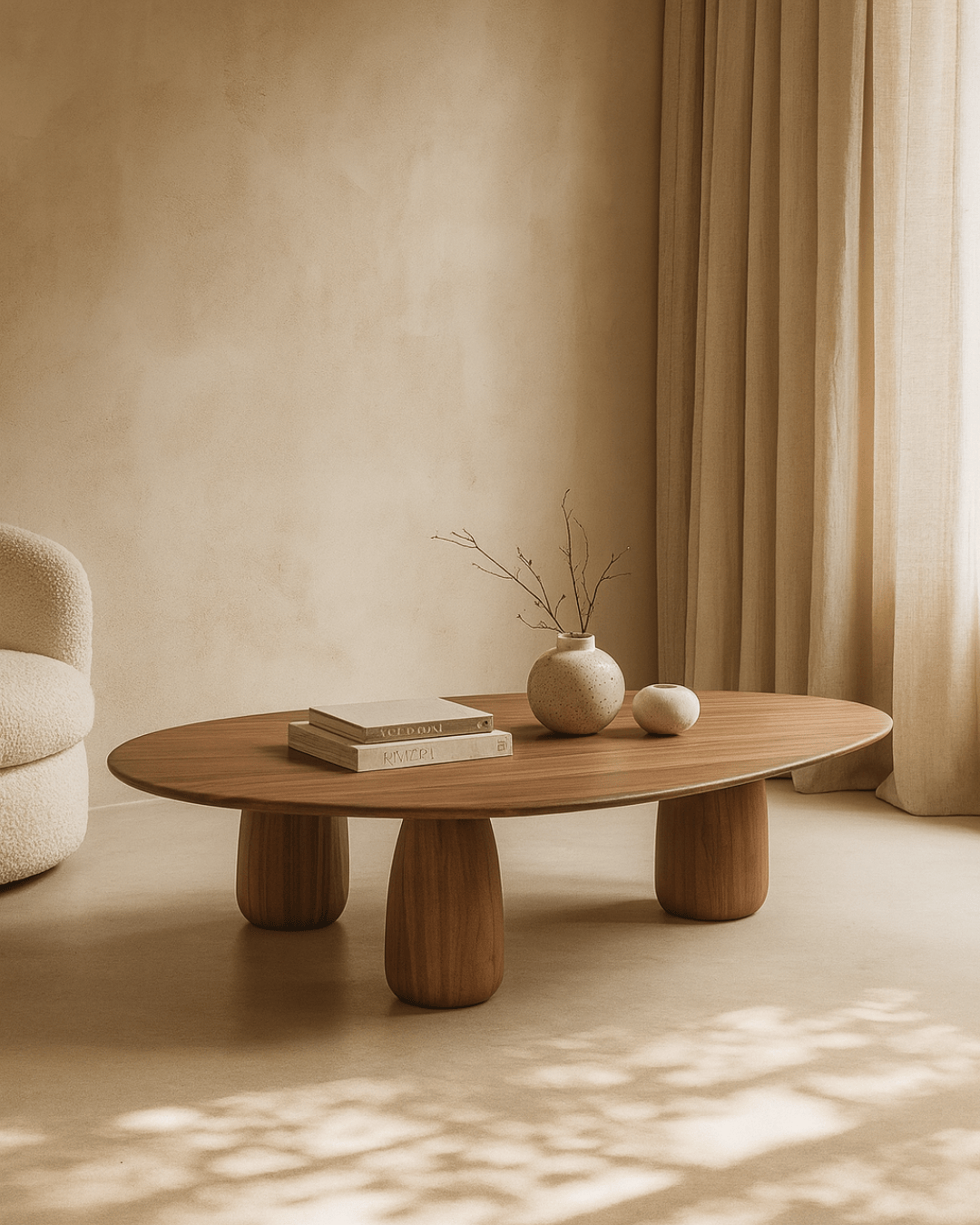 Tommy Franks Living Basilca Coffee Table - Walnut House of Isabella UK