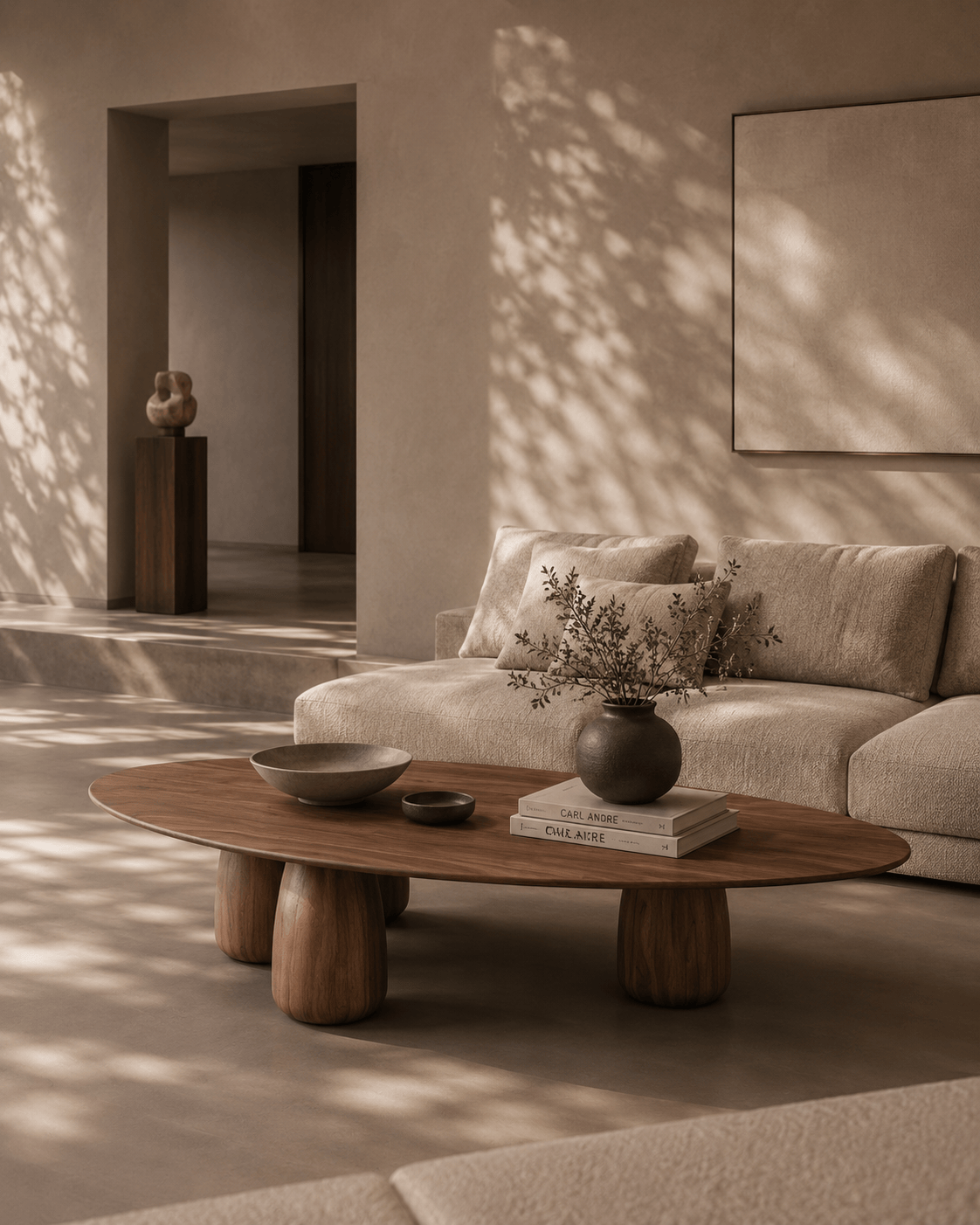 Tommy Franks Living Basilca Coffee Table - Walnut House of Isabella UK