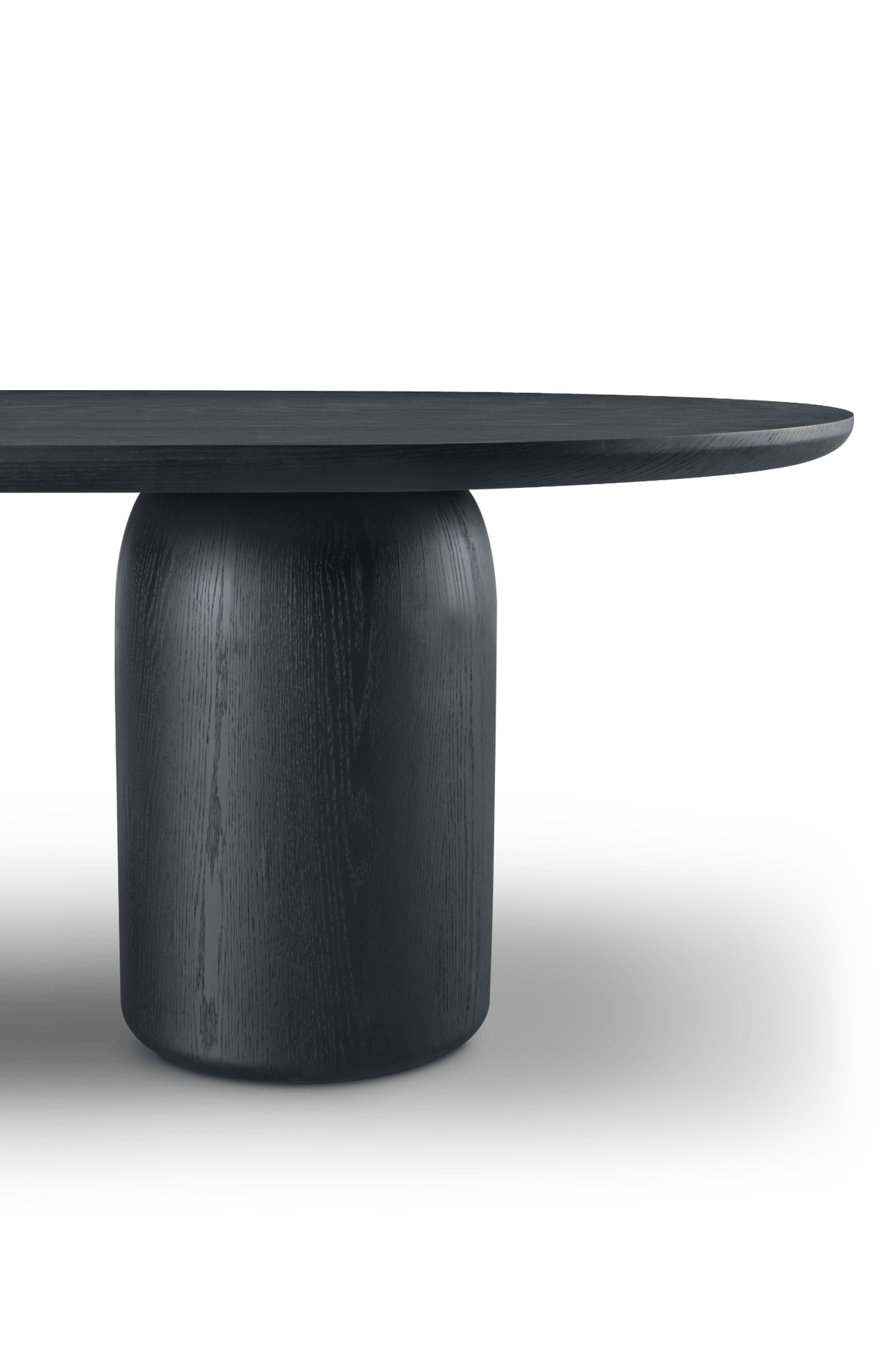 Tommy Franks Living Basilca Dining Table 240 - Matte Black House of Isabella UK