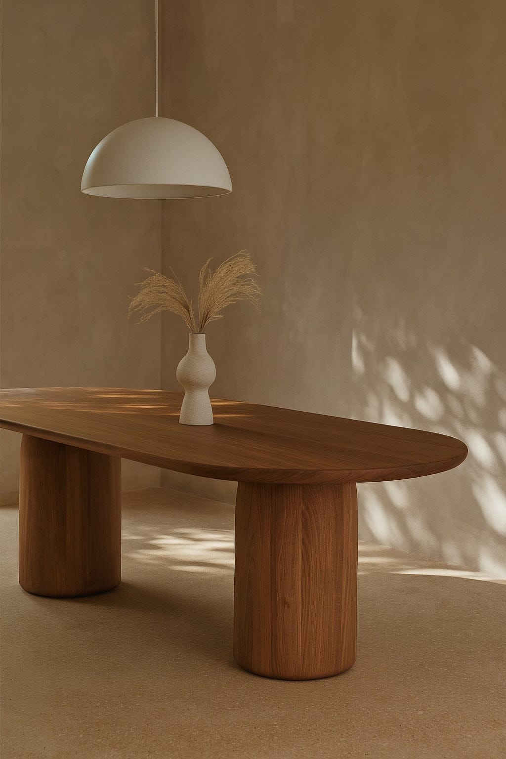 Tommy Franks Living Basilca Dining Table 270 - Walnut House of Isabella UK