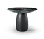 Tommy Franks Living Basilca Side Table - Matte Black Marble House of Isabella UK