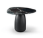 Tommy Franks Living Basilca Side Table - Matte Black Marble House of Isabella UK