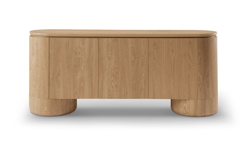 Tommy Franks Living Berwick Buffet - Ash Oak - 3 Door House of Isabella UK