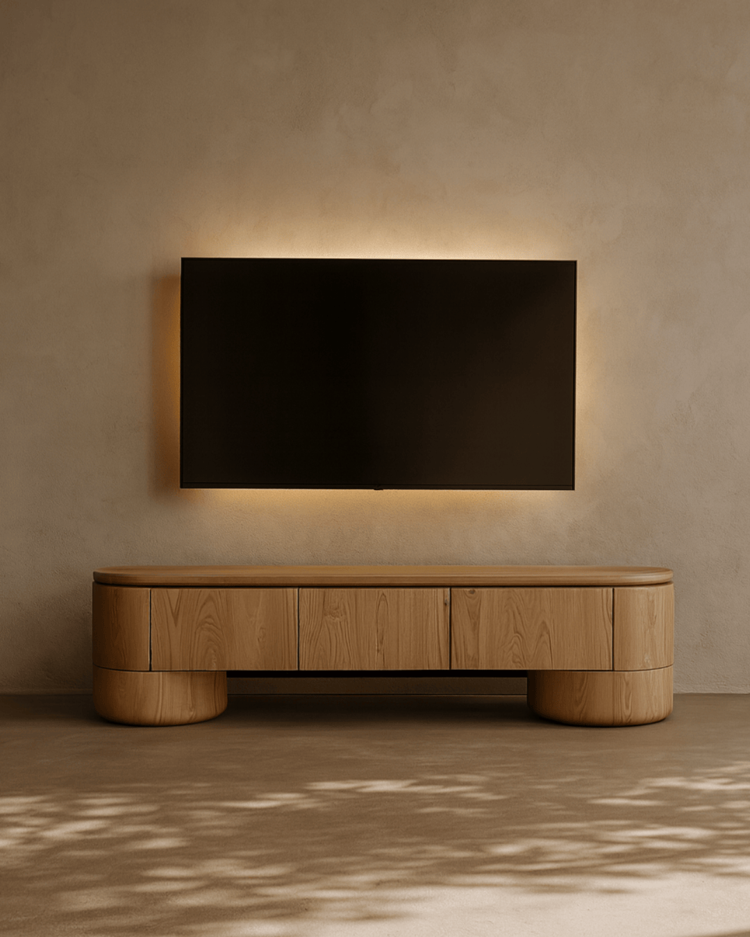 Tommy Franks Living Berwick TV Unit - Ash Oak House of Isabella UK