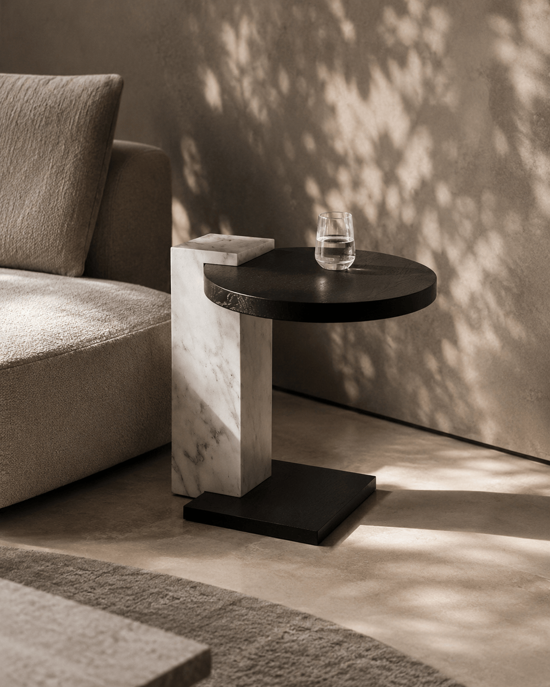 Tommy Franks Living Blanc Side Table House of Isabella UK
