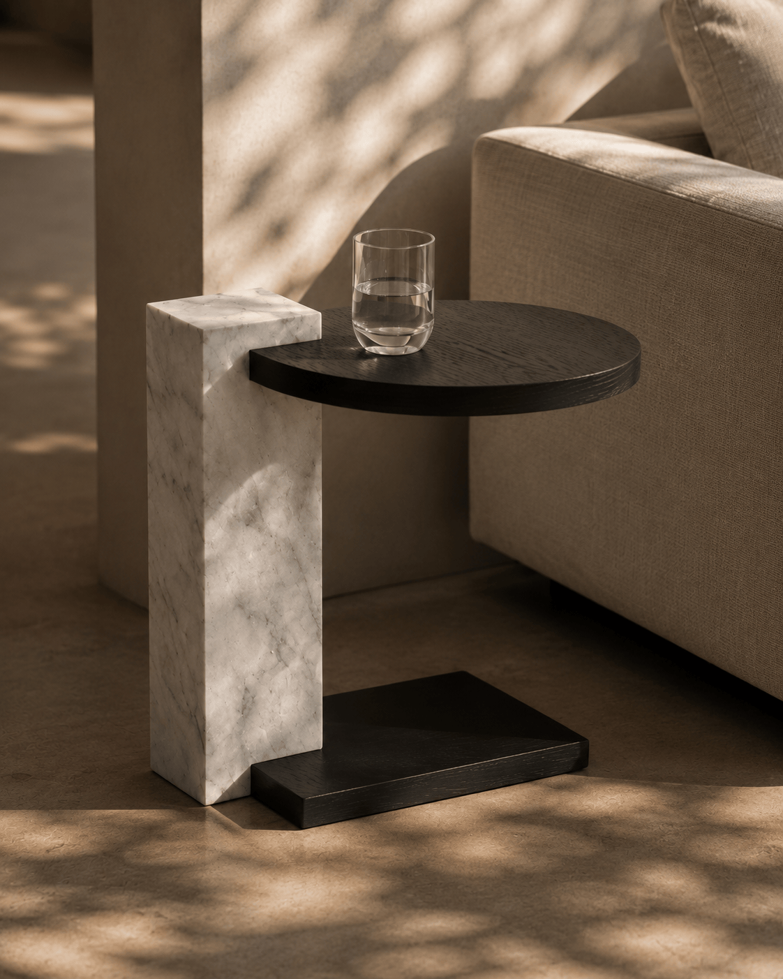 Tommy Franks Living Blanc Side Table House of Isabella UK