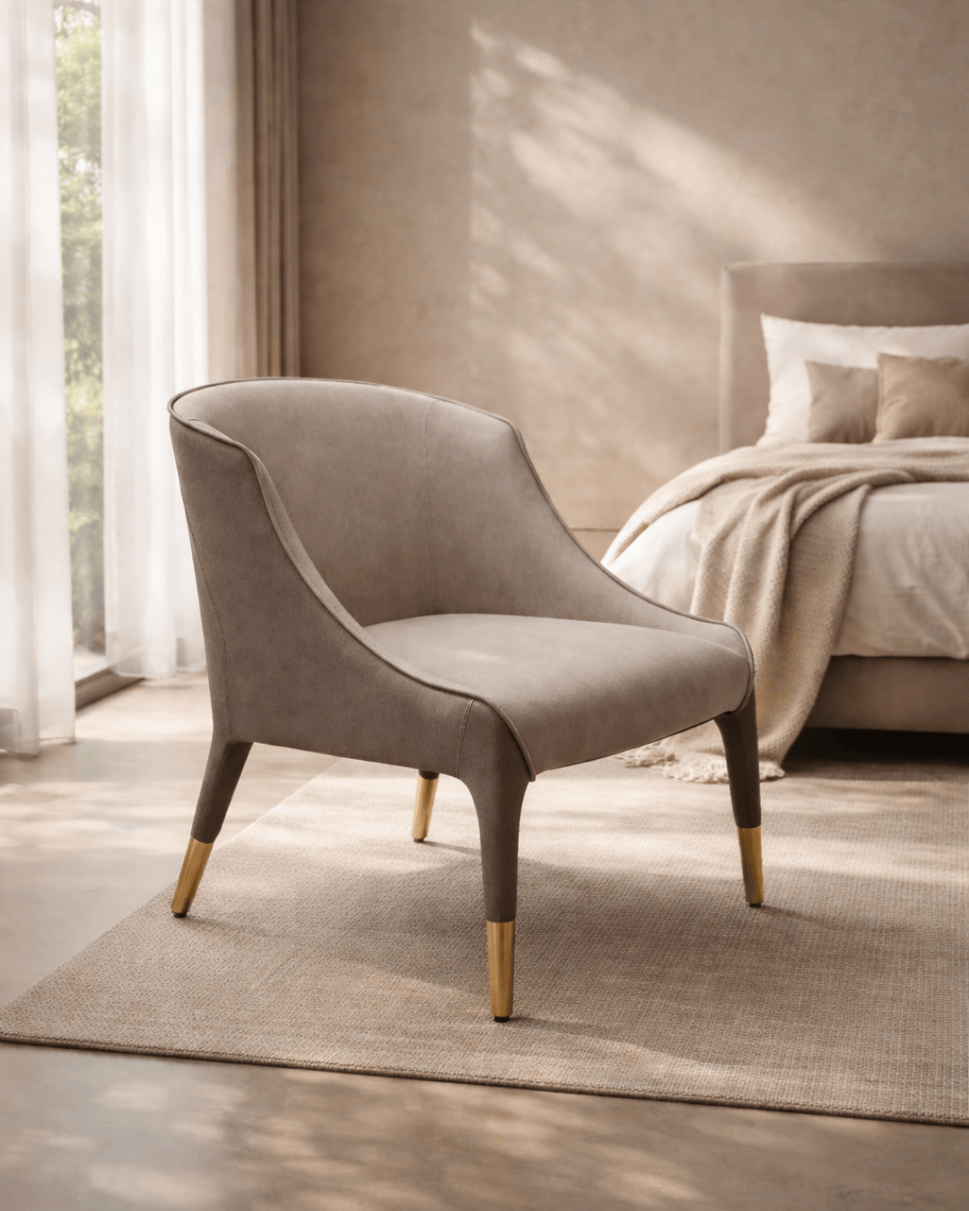 Tommy Franks Living Completo Lounge Chair - Biscuit House of Isabella UK