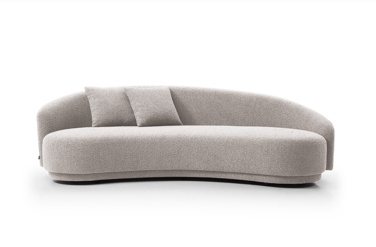Cove 4-Seater Sofa - Steam Bouclé.