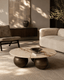 Tommy Franks Living Crescent Coffee Table House of Isabella UK