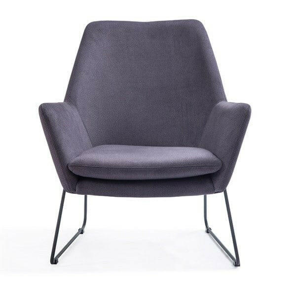 Tommy Franks Living Denny Accent Chair - Dark Grey House of Isabella UK