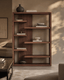 Tommy Franks Living Fiocchi Book Shelf - Walnut House of Isabella UK