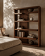 Tommy Franks Living Fiocchi Book Shelf - Walnut House of Isabella UK