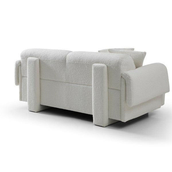 Frankie 2-Seater Lounge - Chex Polar Bouclé.