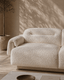 Tommy Franks Living Frankie 3-Seater Sofa - Chex Polar Bouclé House of Isabella UK