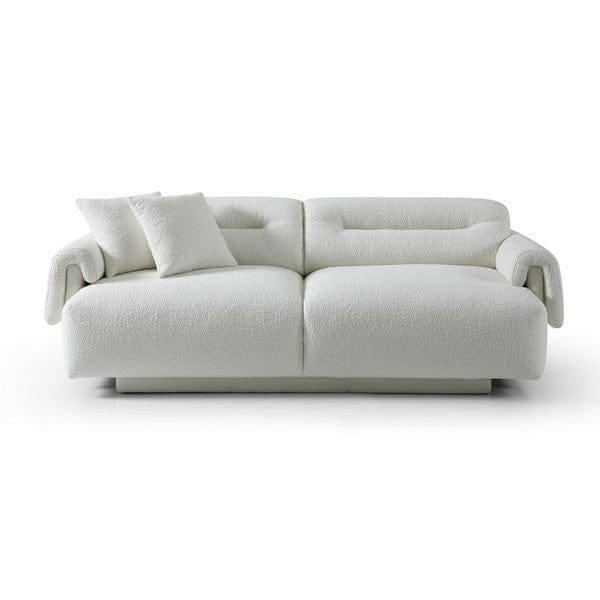 Frankie 3-Seater Sofa - Chex Polar Bouclé.
