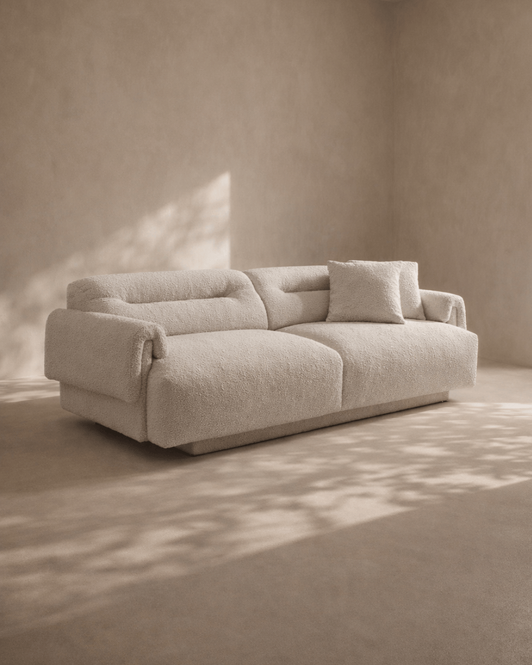 Tommy Franks Living Frankie 3-Seater Sofa - Chex Steam Bouclé House of Isabella UK