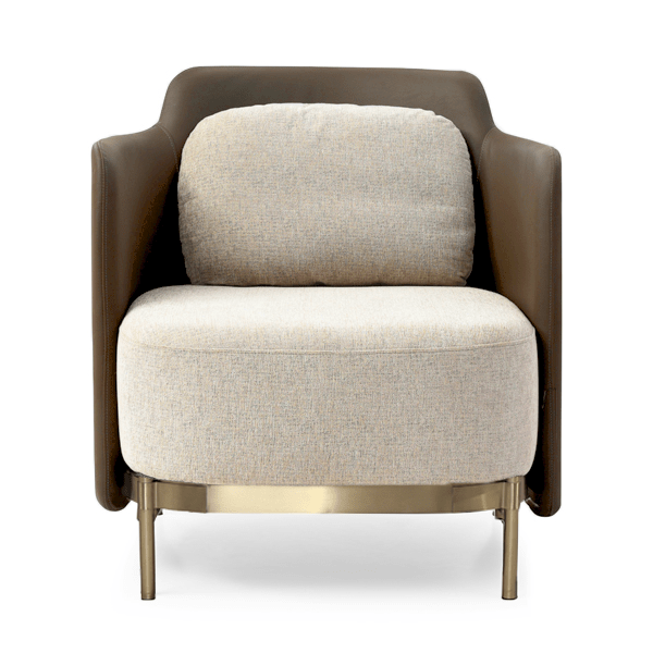 Tommy Franks Living Gemma Lounge Chair - Olive House of Isabella UK