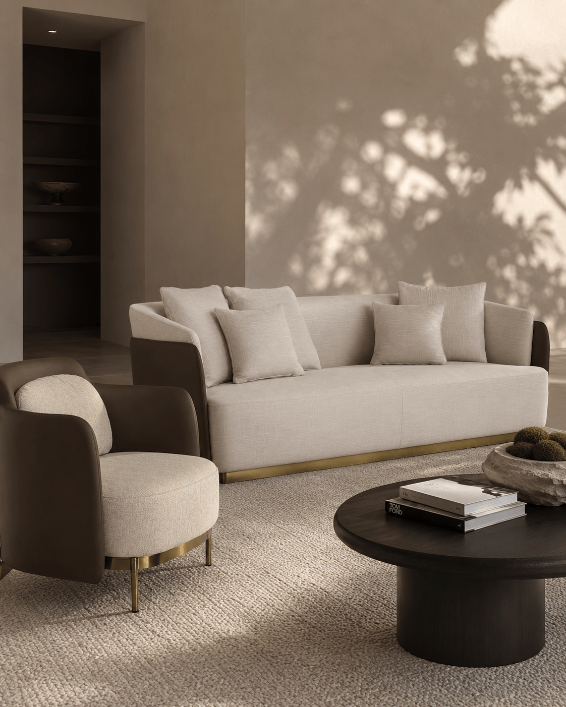 Tommy Franks Living Gemma Lounge Chair - Olive House of Isabella UK