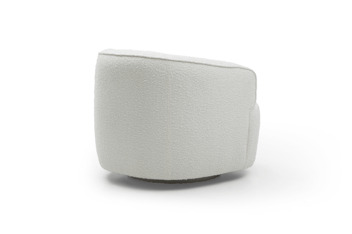 Grace Swivel Chair - Polar BouclÃ©.
