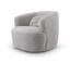 Tommy Franks Living Grace Swivel Chair - Steam BouclÃ© House of Isabella UK