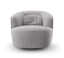 Tommy Franks Living Grace Swivel Chair - Steam BouclÃ© House of Isabella UK