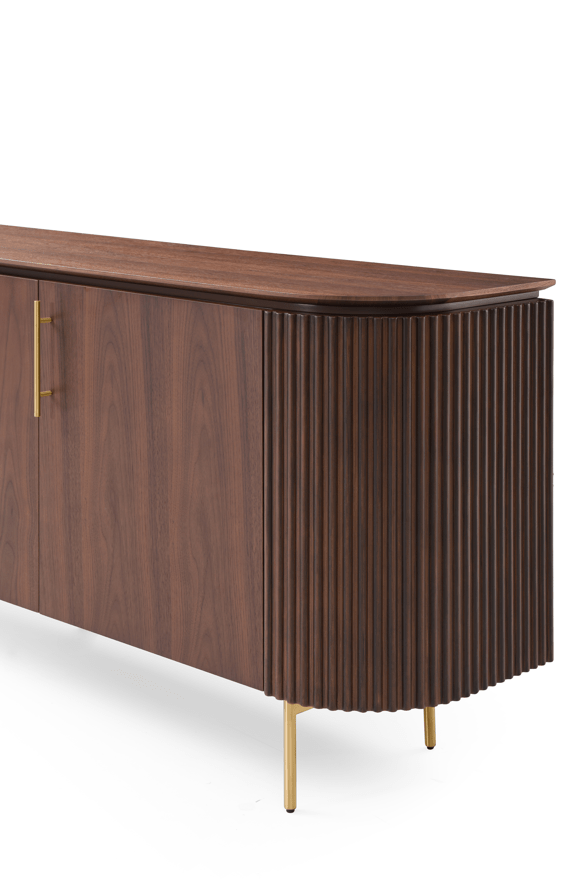 Lantine Buffet – Walnut & Brass.