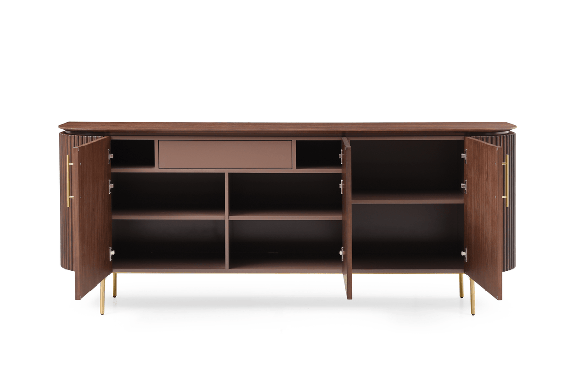 Lantine Buffet – Walnut & Brass.