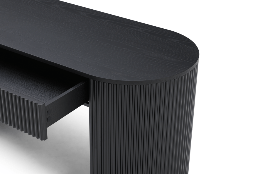 Lantine Desk - Black Oak.