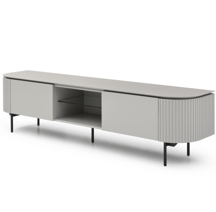 Lantine TV Unit - Matte Light Grey.