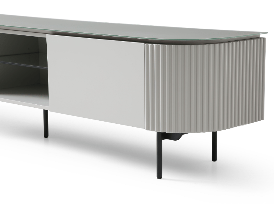 Tommy Franks Living Lantine TV Unit - Grey House of Isabella UK