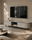 Tommy Franks Living Lantine TV Unit - Matte Light Grey House of Isabella UK