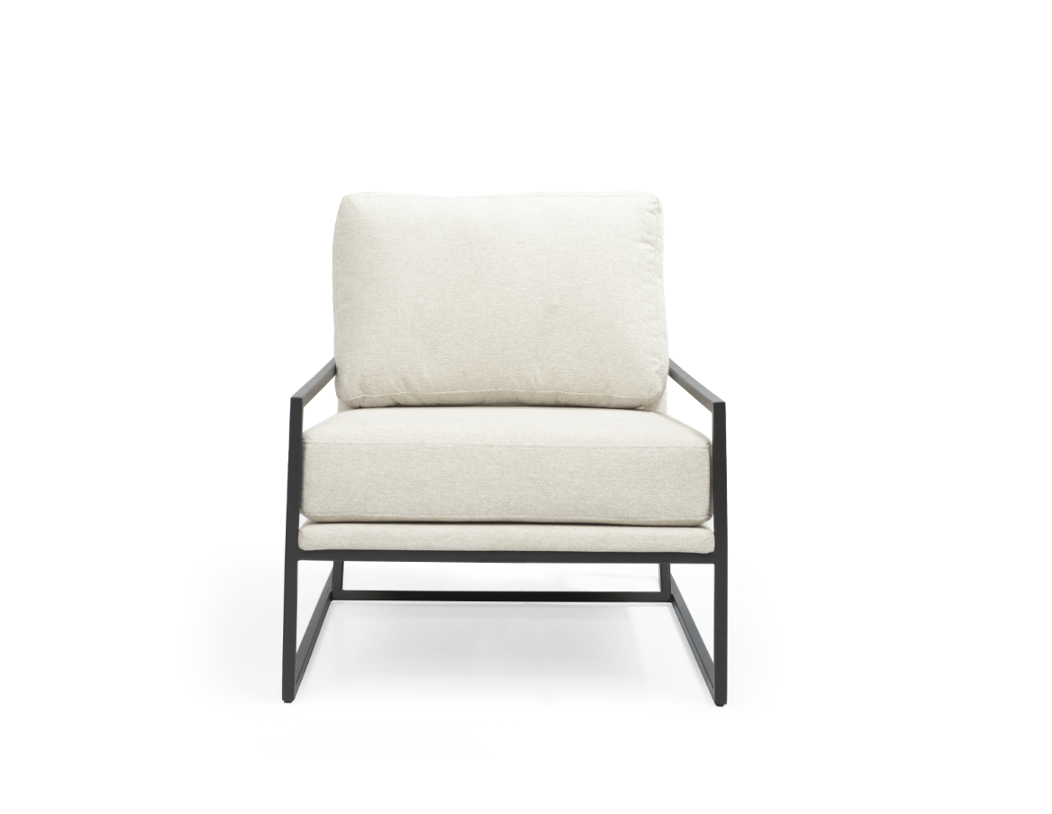 Newell Lounge Chair - Avery Velour Cream.