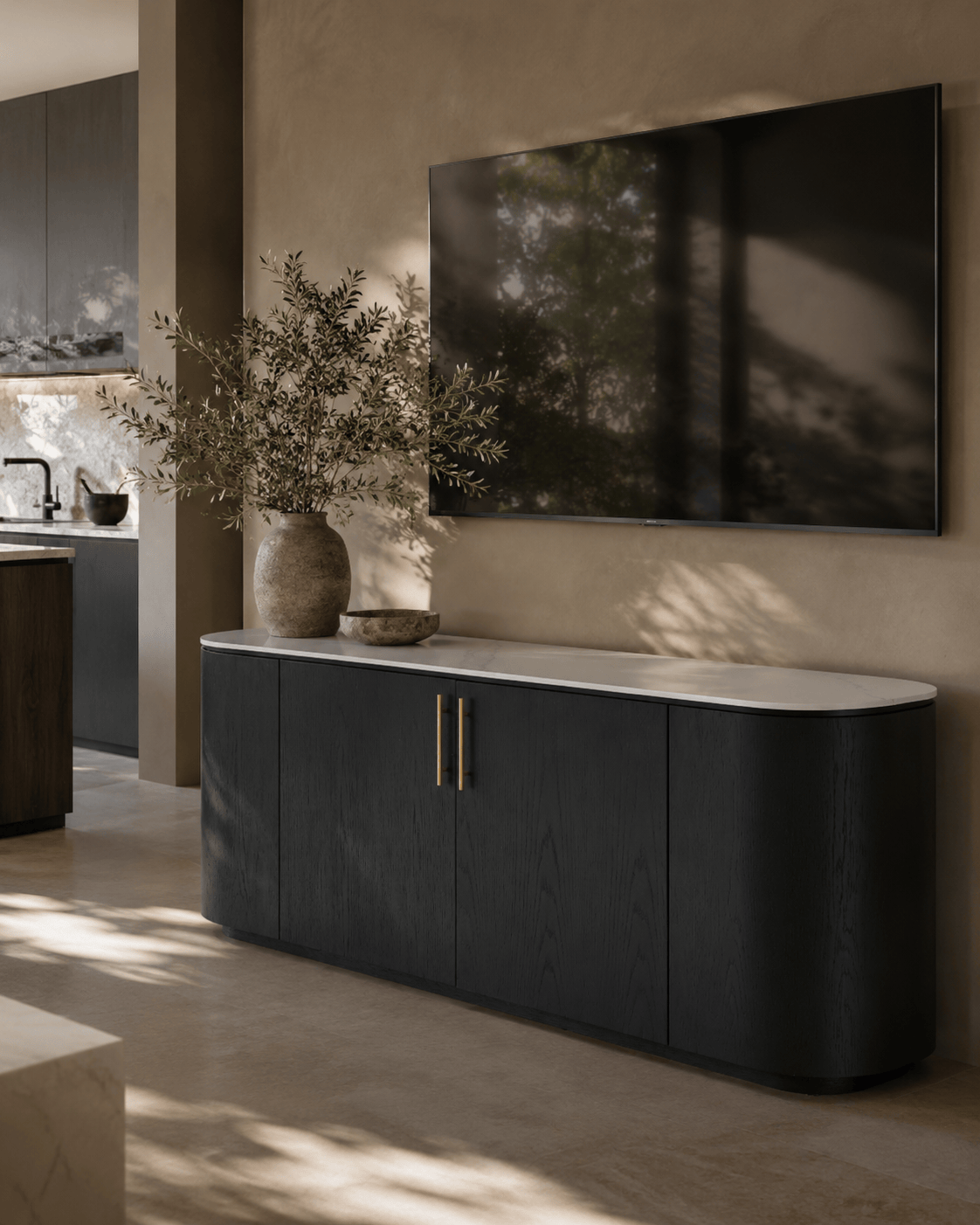 Tommy Franks Living Oakura Buffet - Black House of Isabella UK