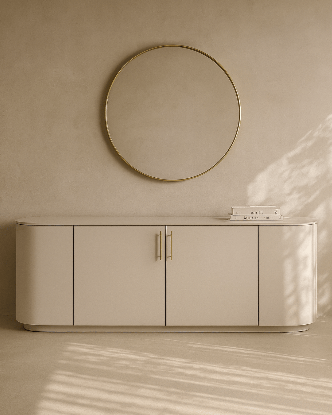 Tommy Franks Living Oakura Buffet - Matte Beige House of Isabella UK