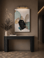 Tommy Franks Living Oakura Console - Black Oak House of Isabella UK