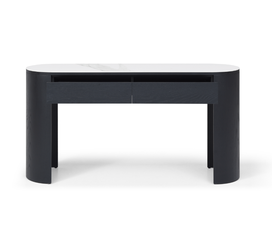 Oakura Console - Black Oak.