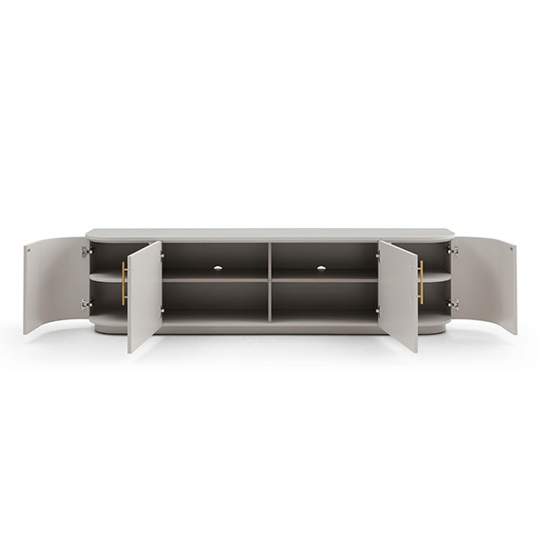 Oakura TV Unit - Matte Beige.