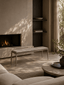 Tommy Franks Living Perabo Bench - Concrete Grey House of Isabella UK