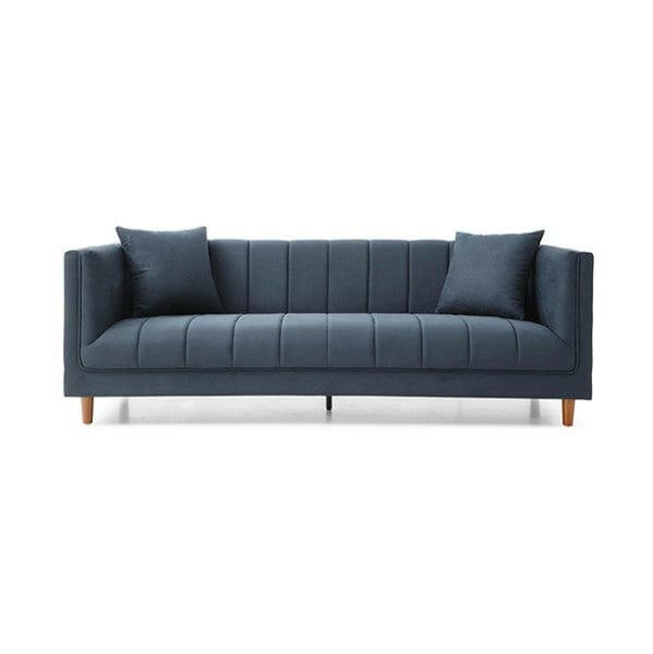 Regency 3-Seater Sofa - Nappa Midnight Blue.