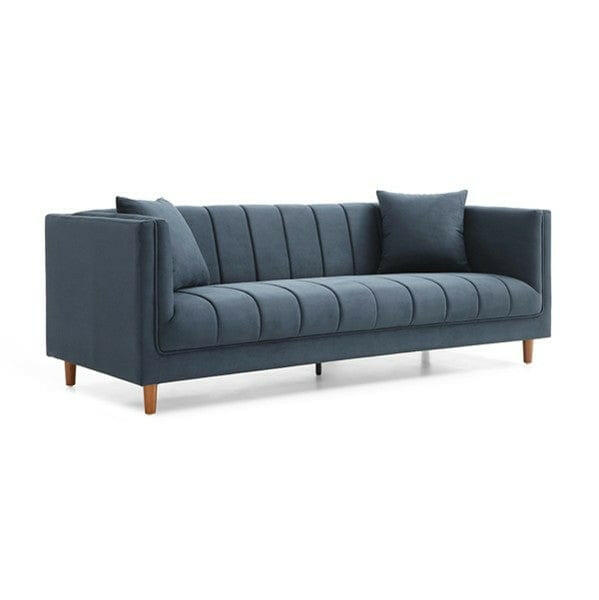 Regency 3-Seater Sofa - Nappa Midnight Blue.