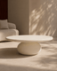 Tommy Franks Living Rolo Coffee Table - Matte Beige House of Isabella UK