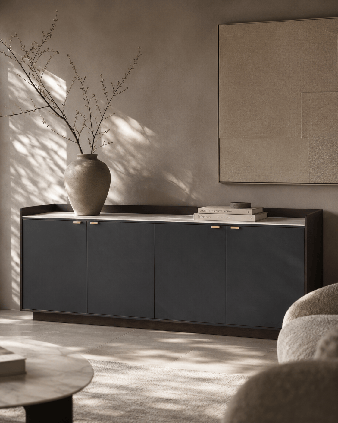 Tommy Franks Living Saviour Buffet - Anthracite House of Isabella UK