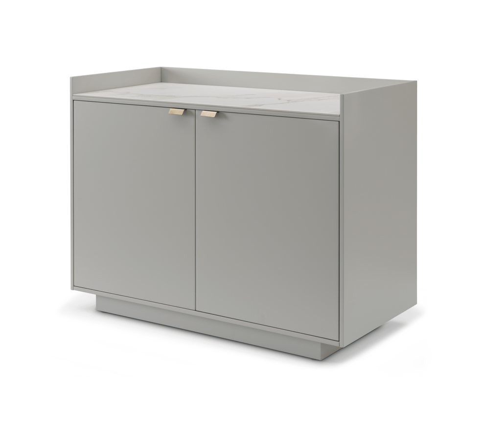 Saviour Buffet - Matte Beige - 2 Door.