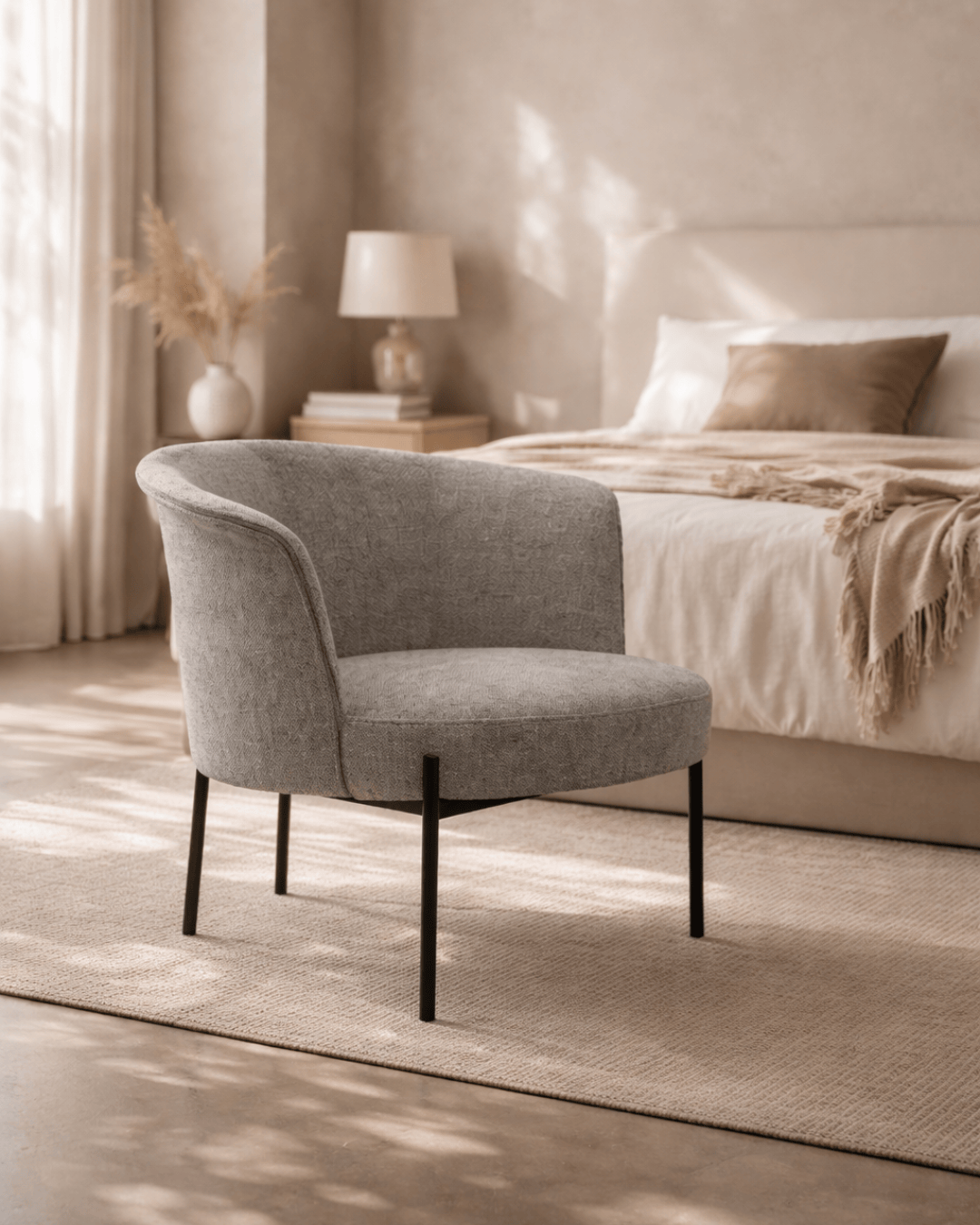 Tommy Franks Living Senso Lounge Chair - Grey House of Isabella UK